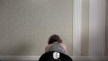 mature pawg wife tries big ass panties shorts