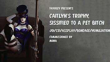 faygrey caitlyns sissified pet bitch joi cei bondage assplay femdom