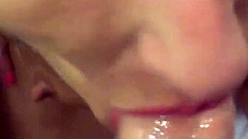 watch vilja gag on this sloppy pov deepthroat choke