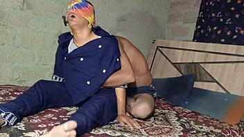 desi girlfriend invites for steamy bathroom fuck session