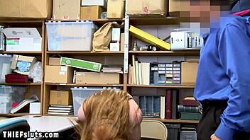 scared redhead teen thief ella hughes pounded by monster cock