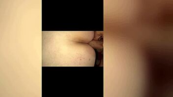 ow that hurts slow down on her big ass anal with bbc creampie