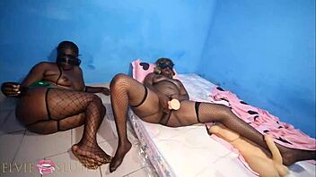 Smoking Drunk Ebony Friends FFM Group Fuck Part 1