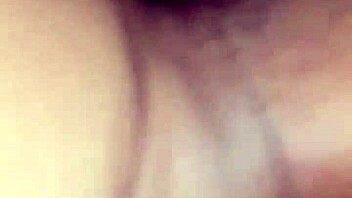 ebony teen squirts on monster bbc creampie mess 😍💦