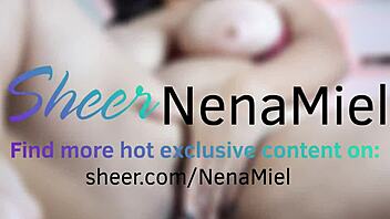 i SLIDE OFF my thong groping curvy latina ass and wiggling FAT feet for you