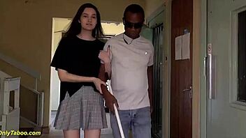 big tits teen bent over takes rough bbc ass destruction