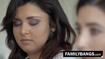 Leda Lotharia and Serena Blair Spit Cream in Taboo Tribbing