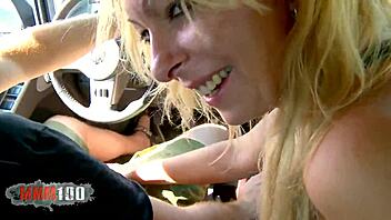 Hot blonde milf, ready for beach anal pounding?