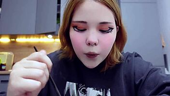 furiyssh enjoys cute chubby mukbang feast