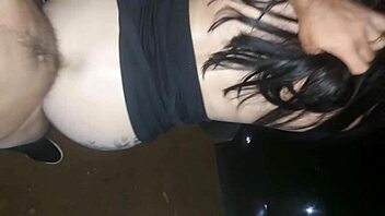 brazilian hotwife bent over for rough doggystyle in public dogging