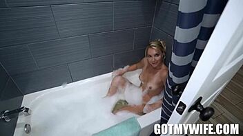 Husband Watches Laura's Wild Revenge Fuck With Big Cock