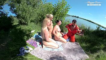nesty sissy diane chrystall orgy with prisoner outdoor
