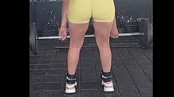 nicole medallo sweats gym for hot body pleasing cocks doggystyle?