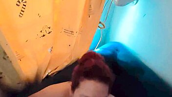 Thick Homemade Latina Sucks Big Cock with Natural Tits Out