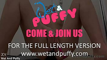 claudia macc squirts hard on black dildo mirror closeup