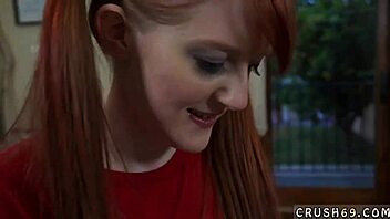 teen in fishnets masturbates intimately in taboo pov session