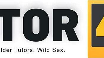 tutor4k. handsome guy breaks heart of glasses-wearing russian cougar tutor on sofa