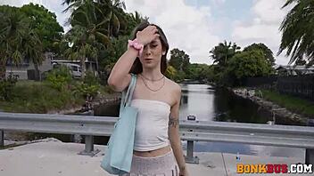 Shy Cute Miami Street Pickup Fucked Hard!