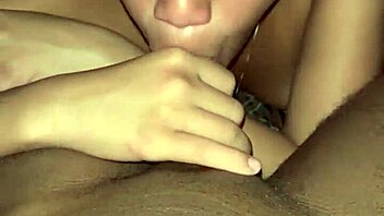 Sucking BBC before bedtime chat