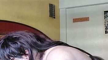 chubby mexican trans shemale gives rico deep oral sex