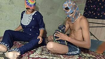 desi girlfriend invites for steamy bathroom fuck session