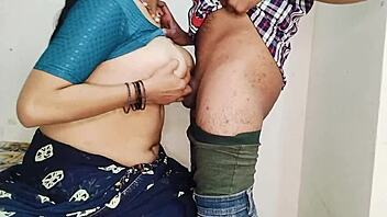 horny milf sucks hard cock on way to school then takes doggystyle pounding