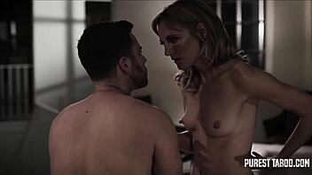 Petite 18+ Skinny Pussy Stretches For Huge Dom Cock