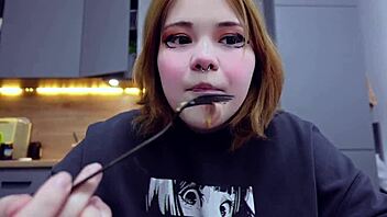 furiyssh enjoys cute chubby mukbang feast
