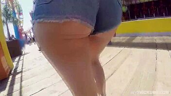 oily thick curvy teen shakes fat ass on monster cock reality style