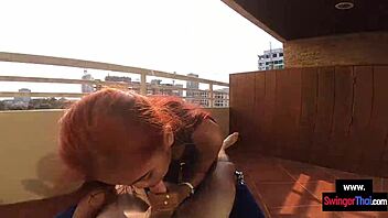 asian teen sneaks big european cock after day out intriguing homemade pov