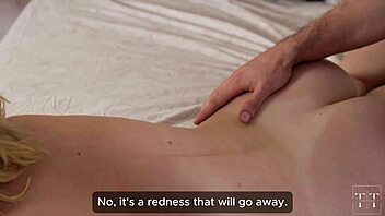 erotic massage turns wild with anal fingering creampie and juicy tits!
