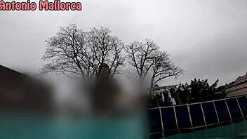 Petite Spanish Valentina Risks Thermal Bath Pickup for Wild Sex