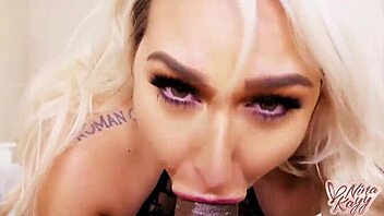 Nina Kayy's Wet Pussy Lips Grip Huge Cock Tight