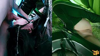 stellar blade eve gloryhole deepthroat facial cosplay