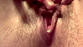 Crazy Artemisia Edges Swollen Hairy Pussy!