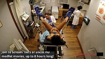 Jackie Banes unleashes squirting orgasms in fetish hospital research