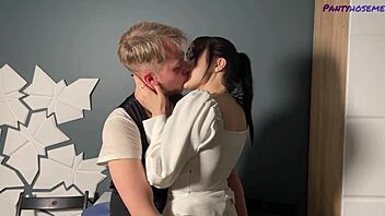 sara bork answers call rides cock hard in tan pantyhose