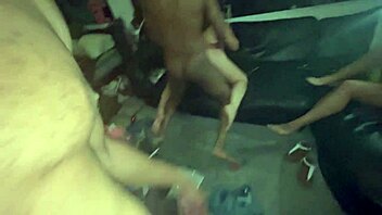 Amateur big ass sluts gangbanged rough by monster BBCs in foursome