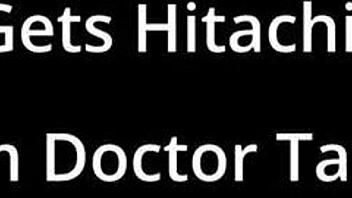 patient blaire celeste moans to hitachi orgasm from doctor tampa