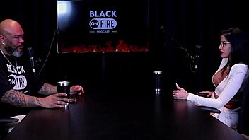 Leticia Braga strips to panties ignoring social media censorship rules