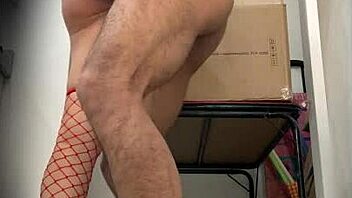 Suggestive Spy Cam Catches Colombiana's Wild Bathroom Doggystyle Fuck