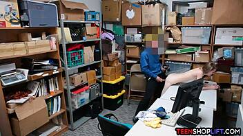 Caught shoplifting? Begging security to fuck me hard now?