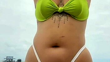 cheese vendor stares endlessly at my bare beach pussy