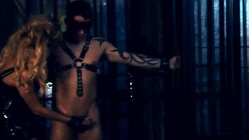 😮 bounded guy sucked off by two big tits nurses then fucks them!