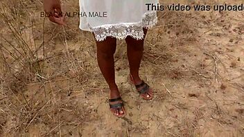 we stopped the motorcycle overwhelmed by lust fucking in forest