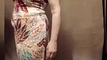 French milf slave strips teasing before brutal humiliation