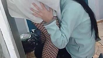 student and nurse share secret office intimacy