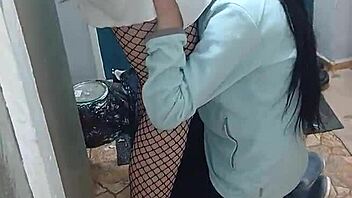 student and nurse share secret office intimacy