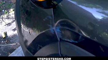 kitty carrera sucks johnny tattoo monster cock after car crash pov?