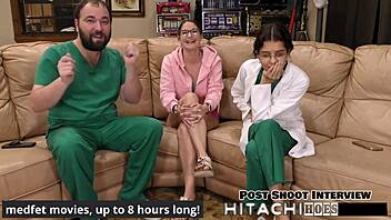 Kendra heart relaxes alone at home with personal toys